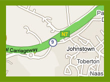 Map to Jack and Jill Foundation offices