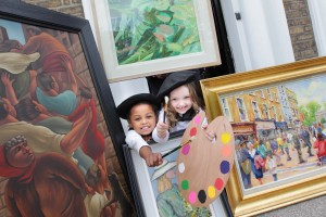 Standard Life donates art collection - its staff raise100,000 for Jack and Jill L to R Aurelia Fokasi & Niamh O'Brien