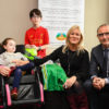 Martin O’Neill with Jack and Jill Families