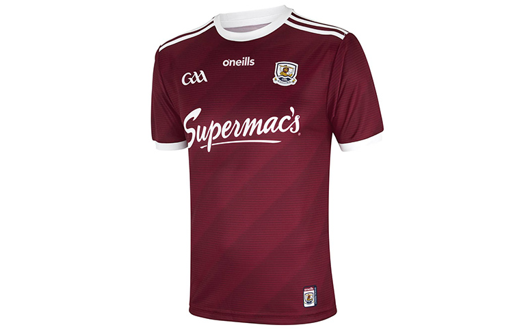 Signed and framed Galway hurling jersey
