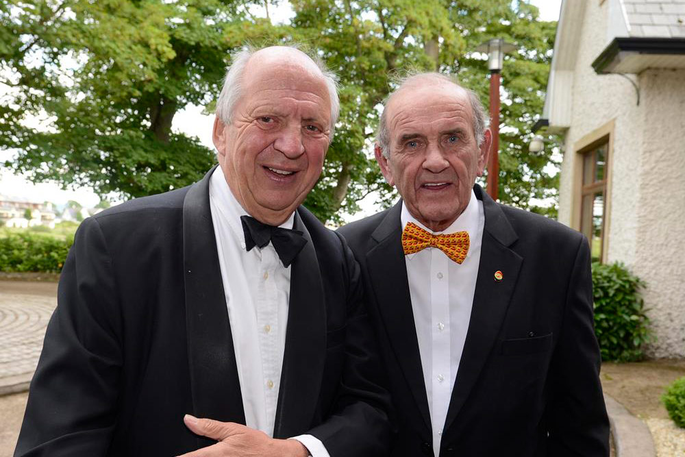 Jonathan with Collin McLoughlin at Dubai Duty Free Ball in 2015