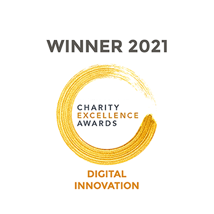 Charity Excellence Awards Digital Innovation Winner