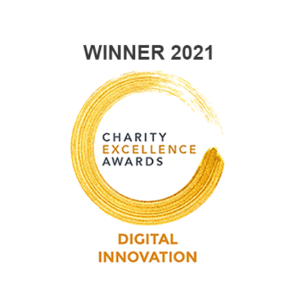 Charity Excellence Awards Digital Innovation Winner