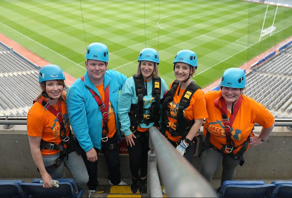 Abseil for Jack and Jill