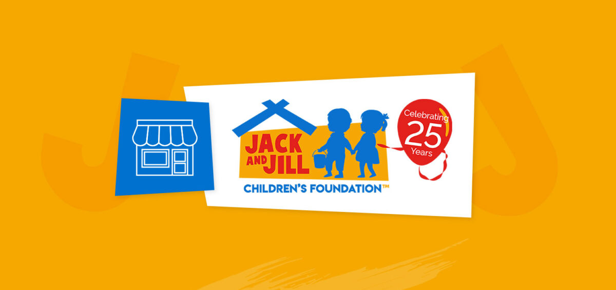 Jack and Jill post with logo