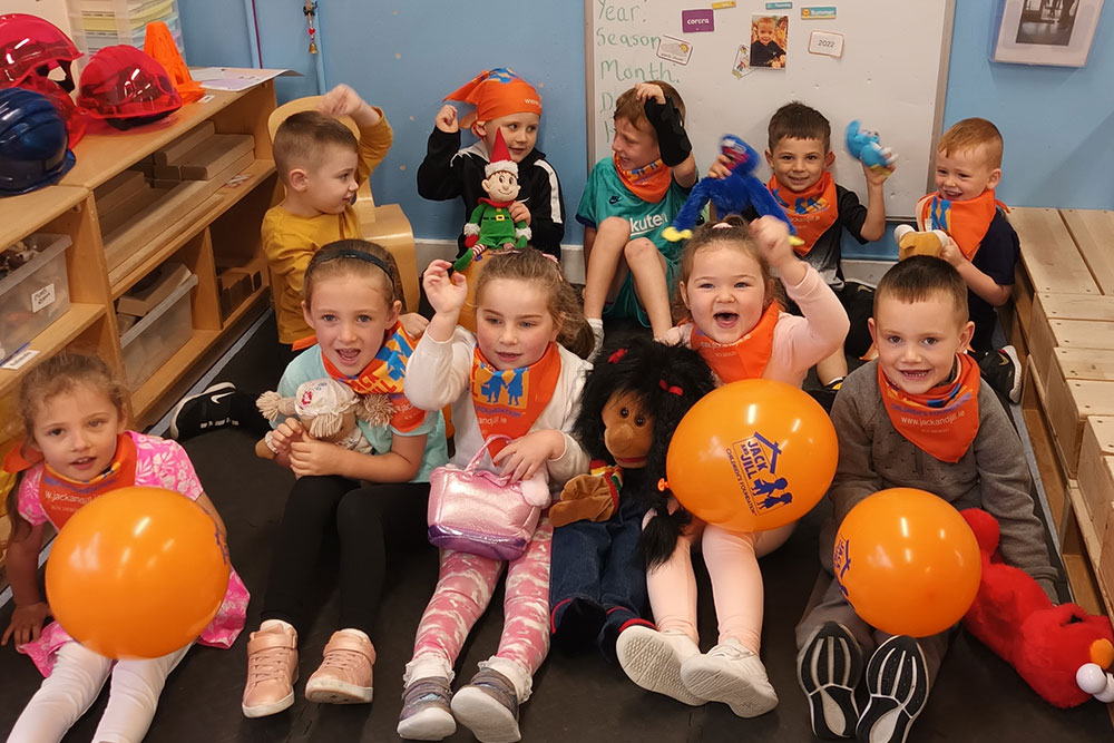 Children at Teddy Bear Picnic