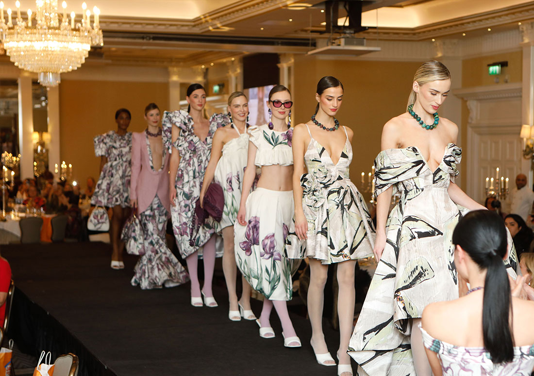 Paul Costelloe Fashion Show at Shelbourne Lunch 2022