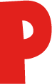 Up the hill banner letter p