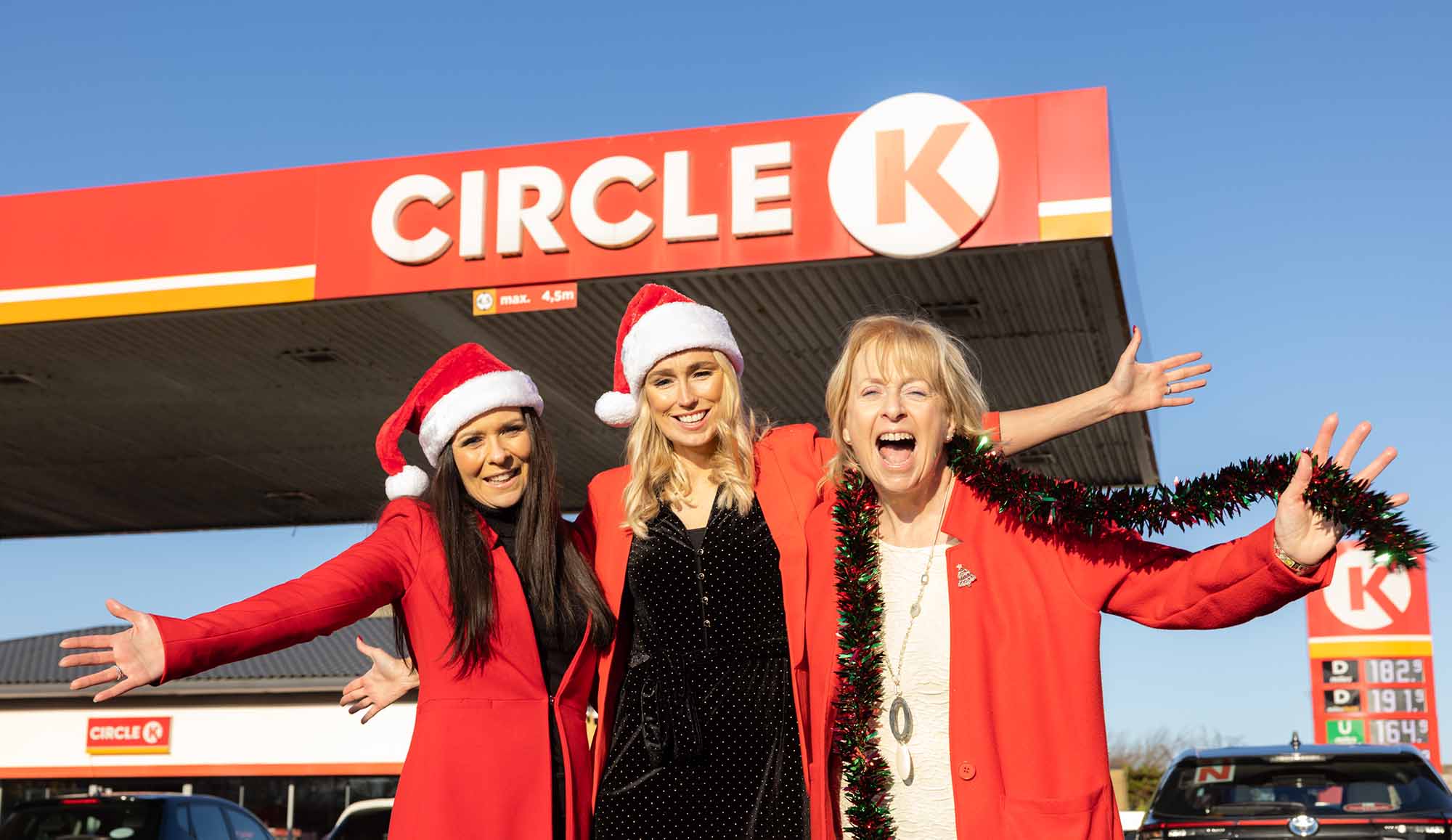 Judy Glover, Stephanie Roche and Carmel Doyle at Circle K Ireland