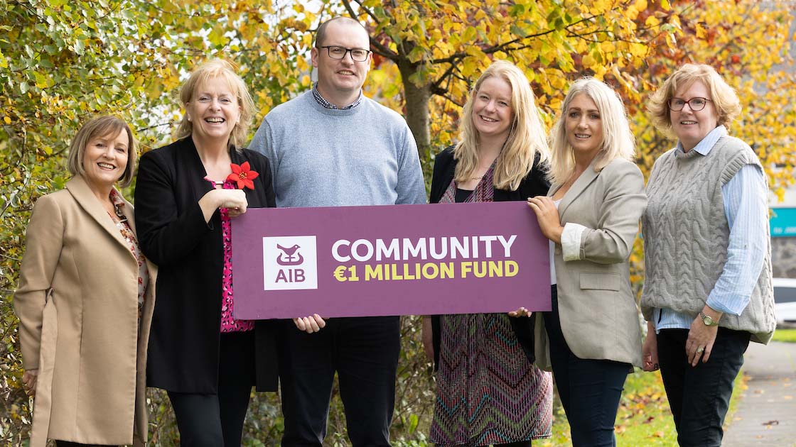 Jack and Jill team with Deirdre Crowley from AIB Naas.