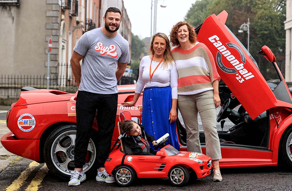 Robbie Henshaw, Alie Sheridan, Sinead Moran and James Garrahon launch Cannonball 2023