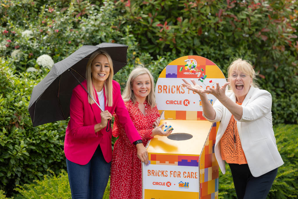 Jack and Jill CEO Carmel Doyle with Stephanie Roche, Gillian McGowran and representatives from Circle K Ireland at the launch of the Bricks4Care Campaign for The Jack and Jill Children's Foundation