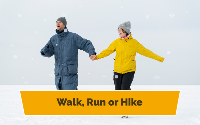 walk, run or hike this christmas