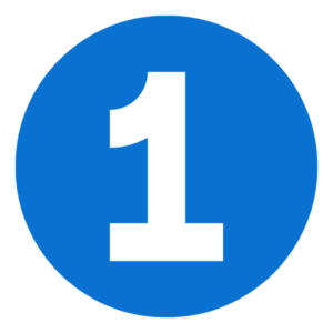 Number 1 icon image