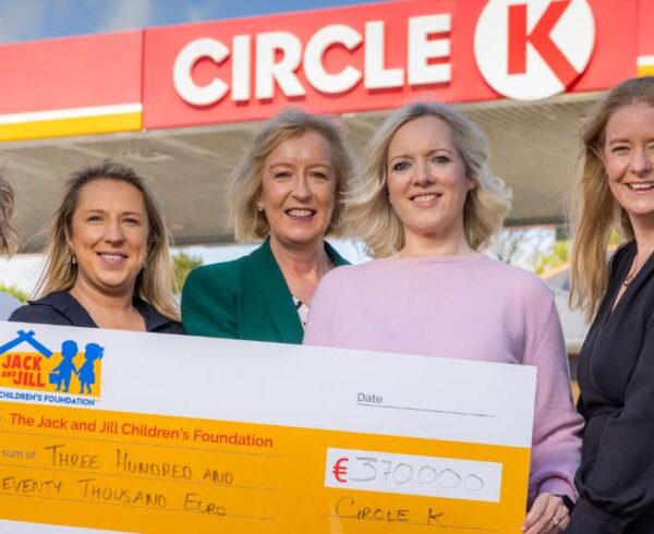 Circle K cheque presentation