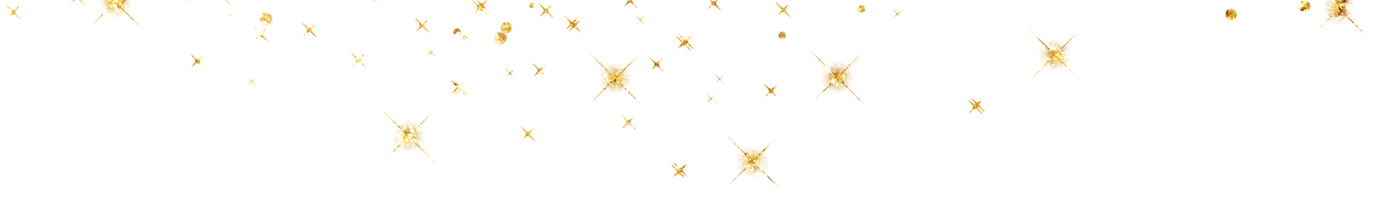 Gold Christmas sparkles