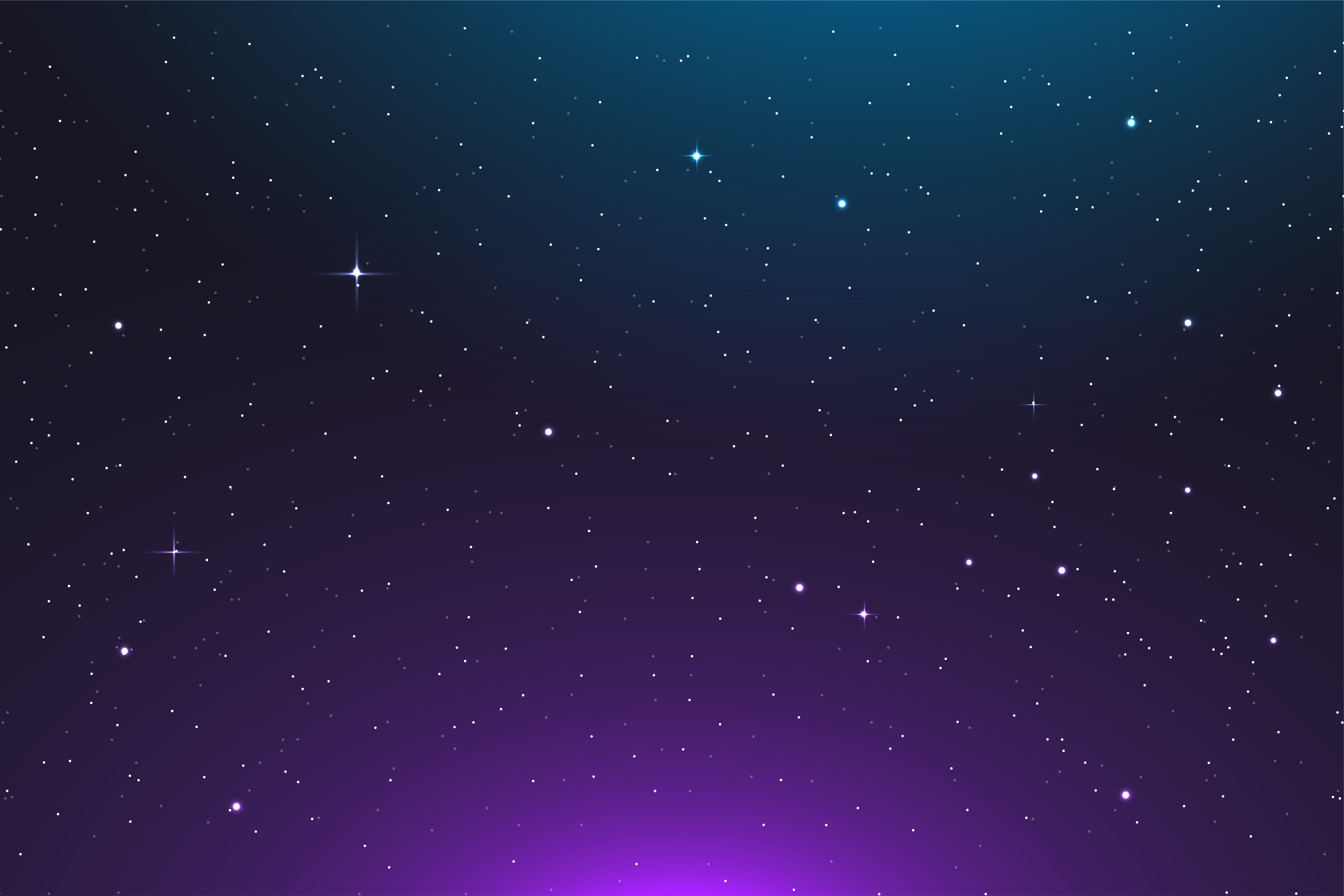 Starry Christmas Background