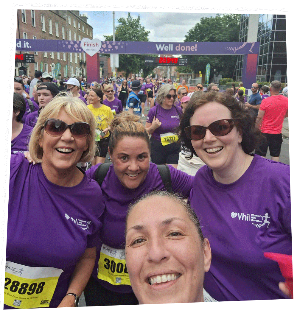 CHI group of ladies at Dublin Mini Marathon in aid of Jack and Jill