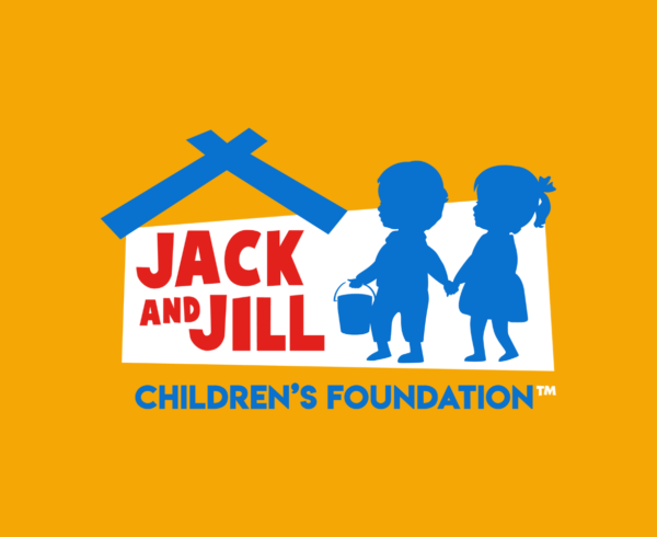 Jack and Jill logo on orange background