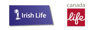 Irish life logo and Canada life logo