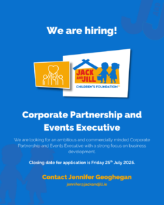 Job recruitment graphic we are hiring corporate partnership and events executive