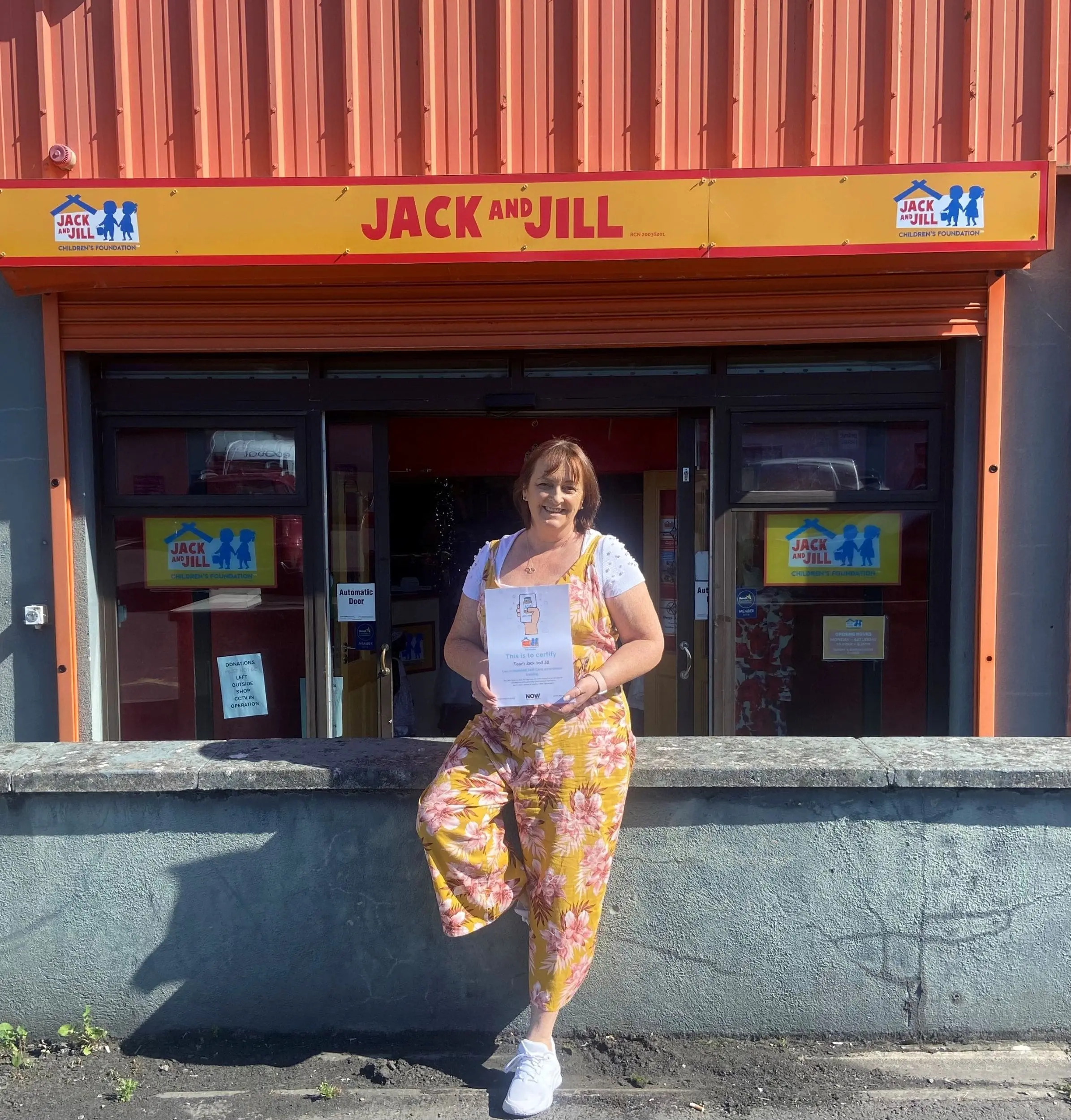 Martina Cooper Shop Manager at the Jack and Jill Charity Boutique Portlaoise