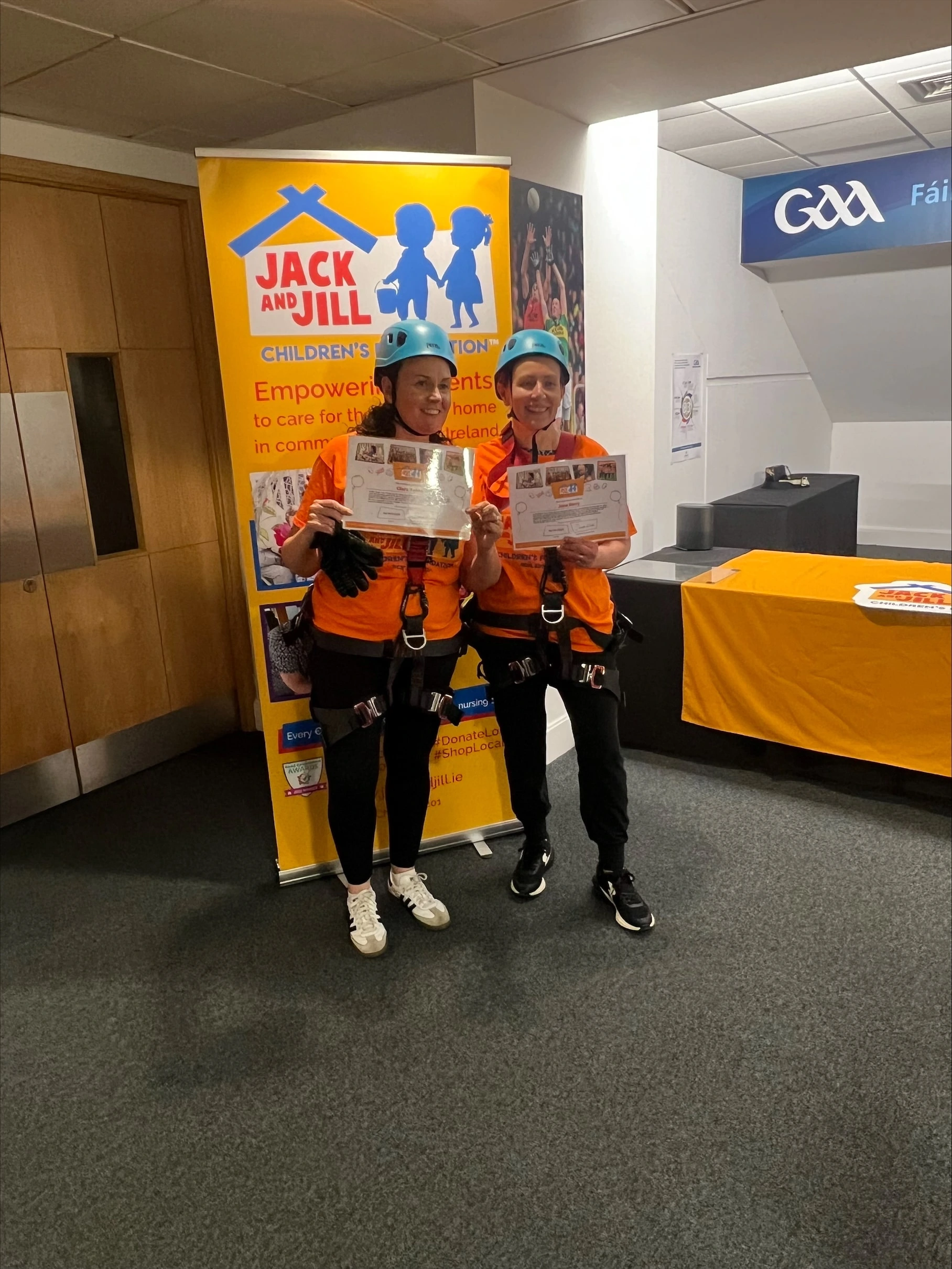 Jack and Jill Abseil participants 2025