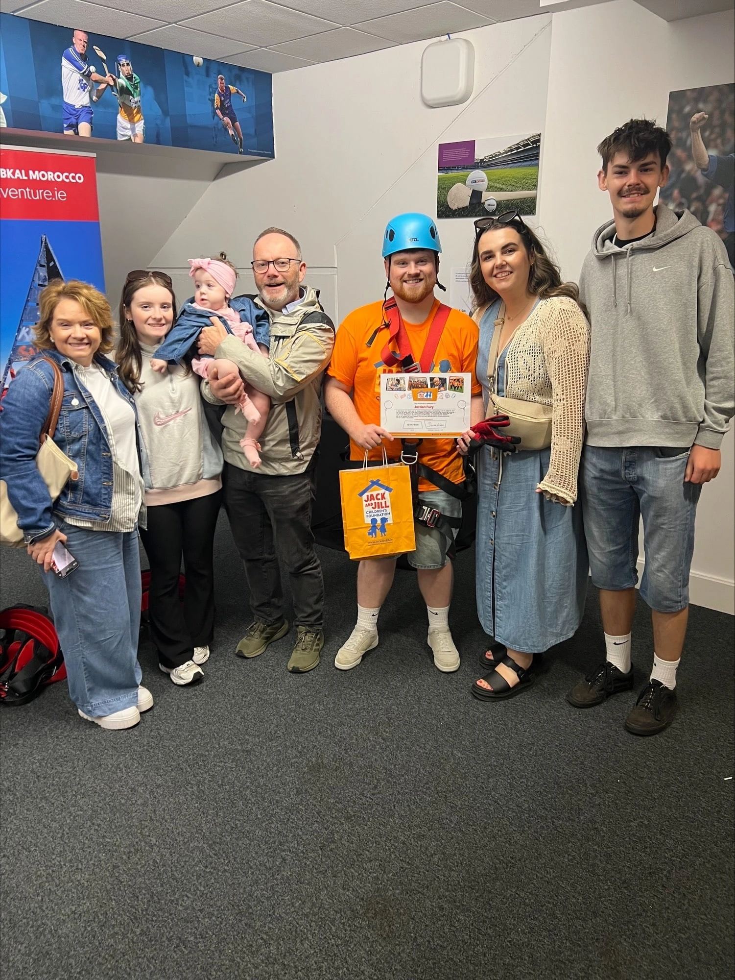 Jack and Jill Abseil participant and supporters 2025