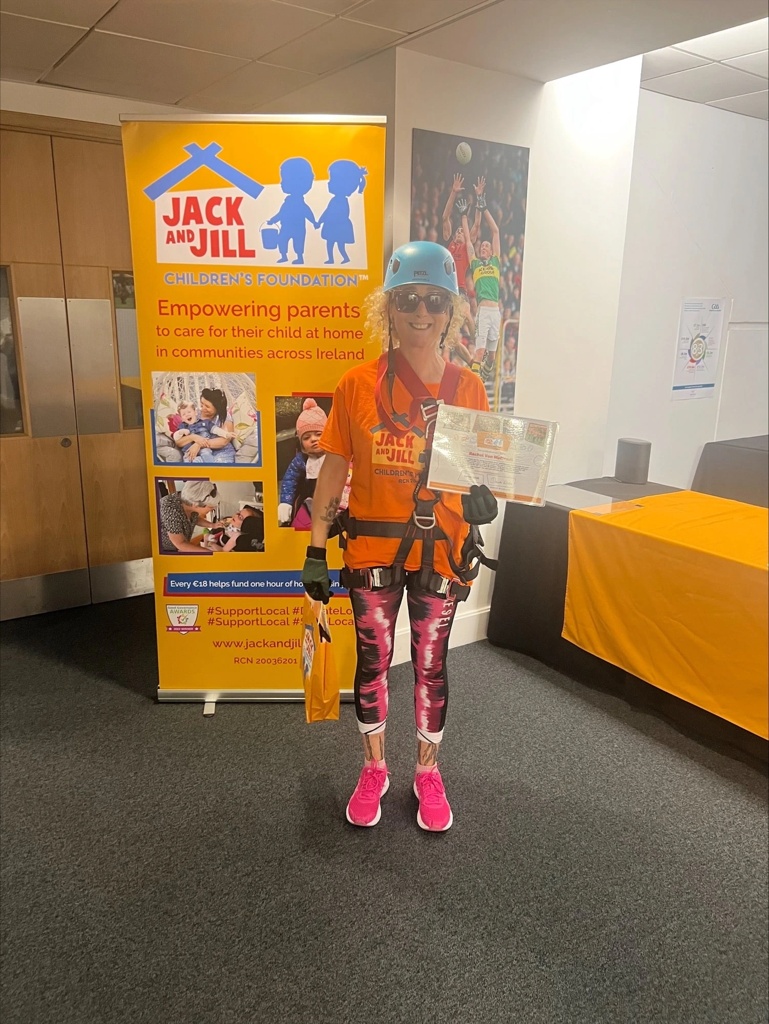 Jack and Jill Abseil participant 2025
