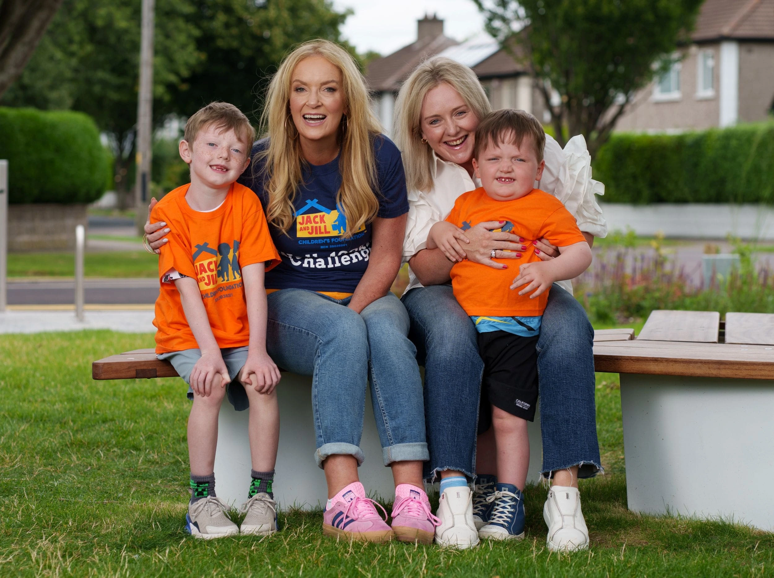 Brady Garry, Dr. Ciara Kelly, Mum Louise Garry and Ross Garry