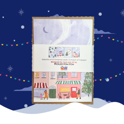 Christmas Pickled Pom Pom Cards