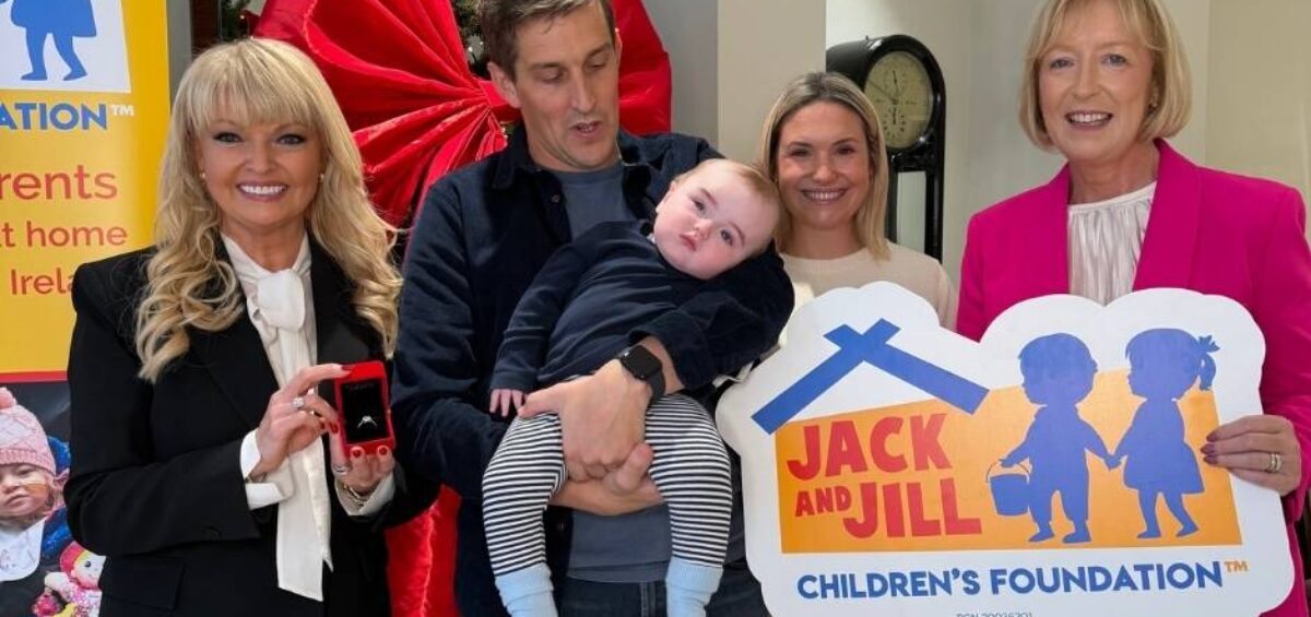 Maria Hanley, The Cremins Mum Sarah, Dad Stephen and baby Billy, JackandJill CEO Deirdre Walsh.