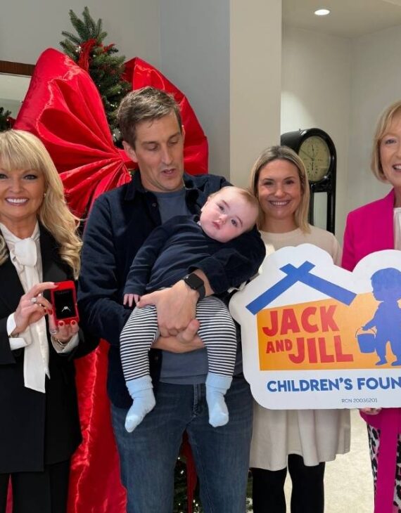 Maria Hanley, The Cremins Mum Sarah, Dad Stephen and baby Billy, JackandJill CEO Deirdre Walsh.