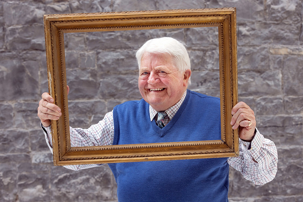 Don Conroy at Incognito The Online Art sale for Jack and Jill Foundation in The National Gallery.