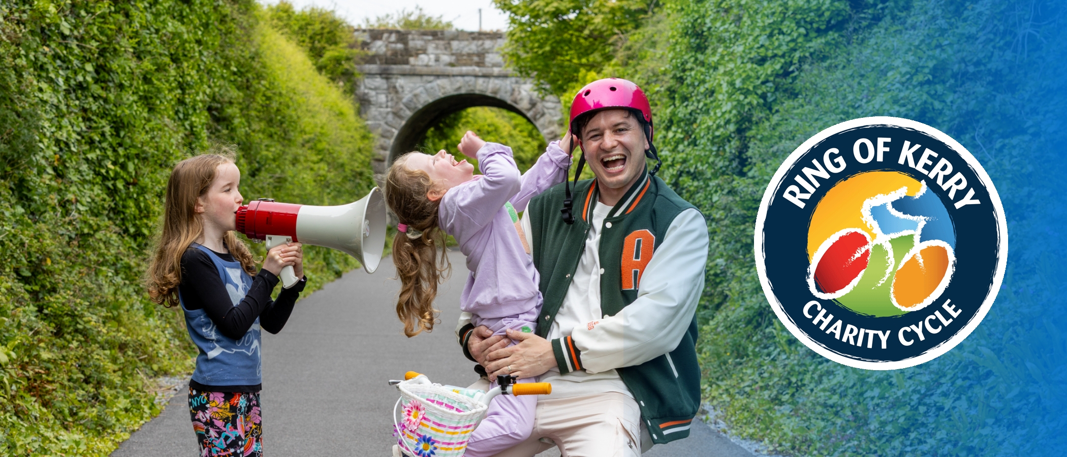 Takes part in Ring of Kerry Cycle for Jack and Jill