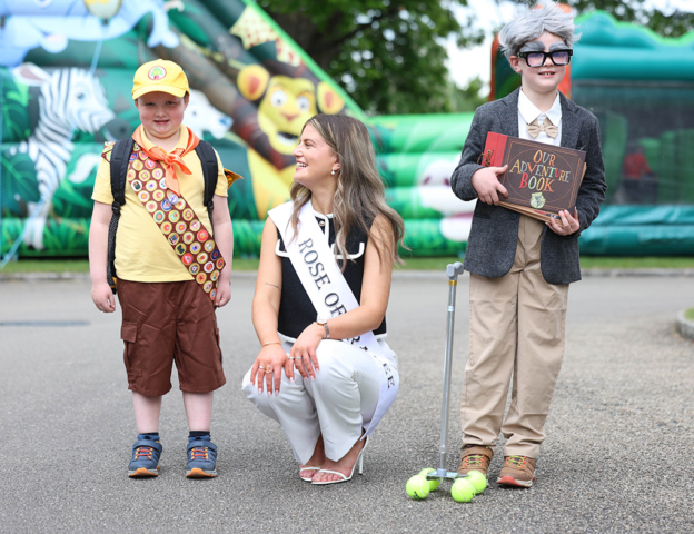 Rose of Tralee Katelyn Cummins with attendees at Jack and Jill Family Fun Day 2026