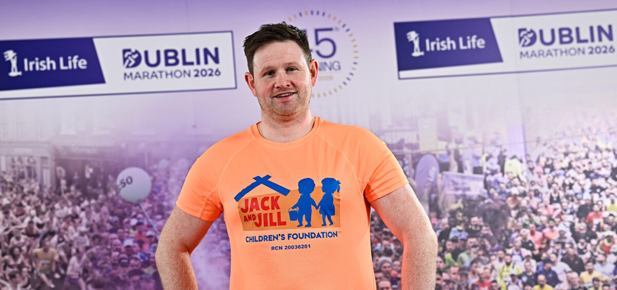 Jack and Jill Dad Barry McArdle Raises Almost €19,000 for Families Like His – Over Three Months Before the Irish Life Dublin Marathon