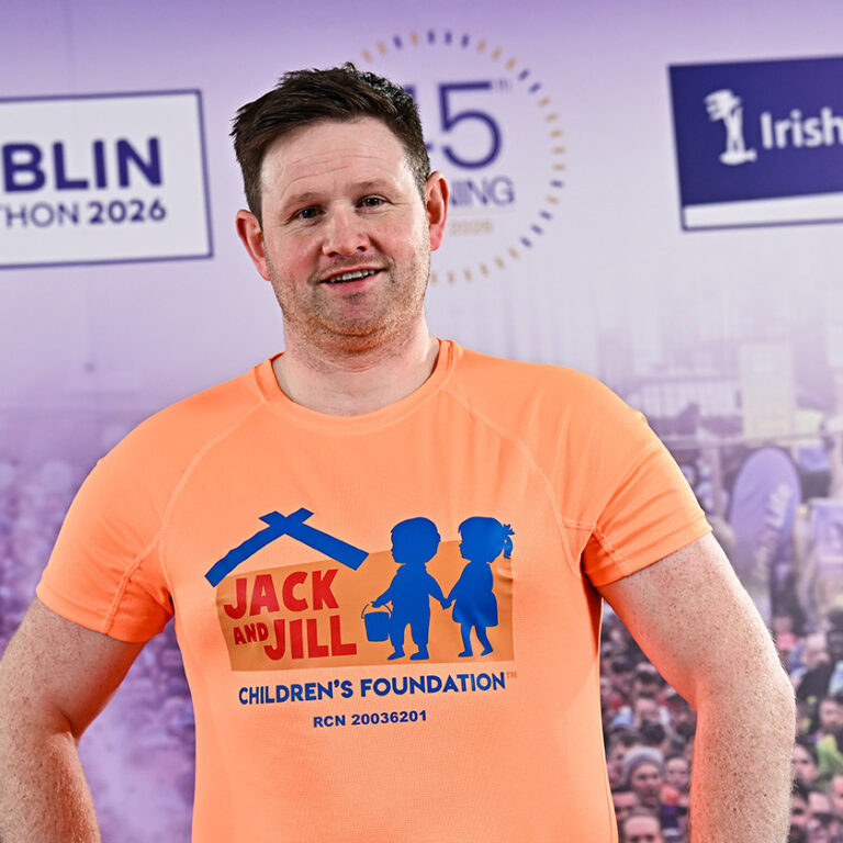 Jack and Jill Dad Barry McArdle Raises Almost €19,000 for Families Like His – Over Three Months Before the Irish Life Dublin Marathon