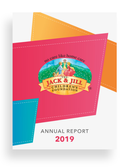 Image of the front cover of the jack and jill annual report 2019