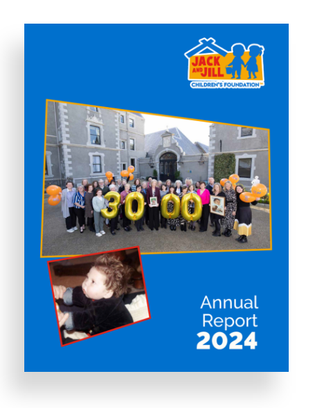 Image of the front cover of the jack and jill annual report 2024