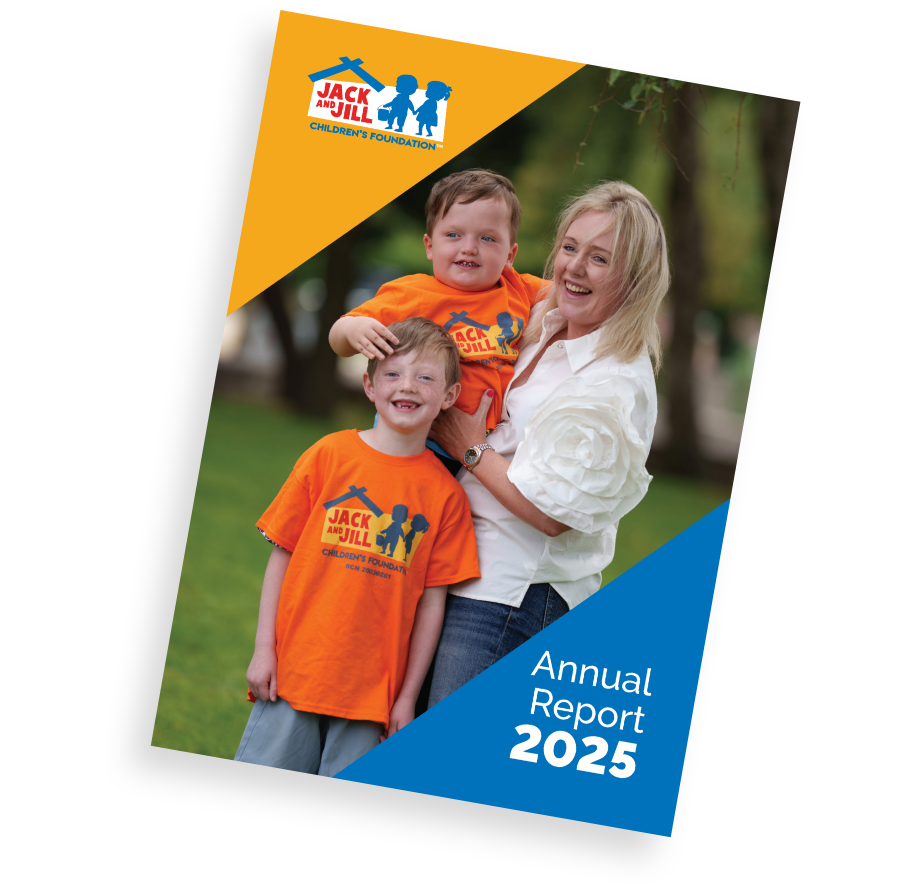 Image of the front cover of the jack and jill annual report 2025