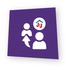 Criteria for referral icon displaying user silhouettes and the Jack & Jill logo.