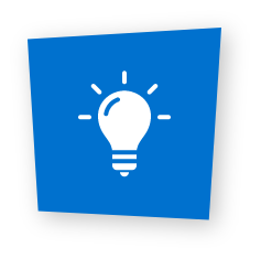Fundraising ideas icon depicting a glowing light bulb representing creative concepts