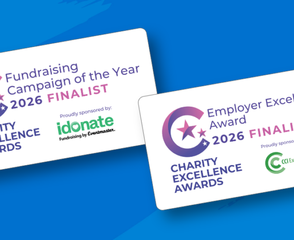 Jack and Jill named 2026 Finalist in the Charity Excellence Awards for Fundraising Campaign of the Year, sponsored by iDonate, and Employer Excellence Award, sponsored by CCI Executive Search.
